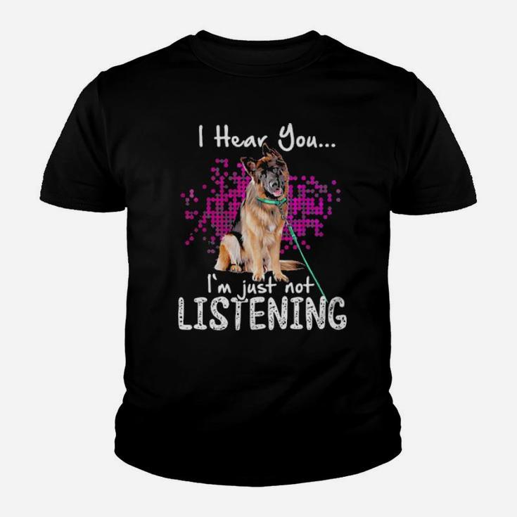 I Hear You Im Just Not Listening Youth T-shirt