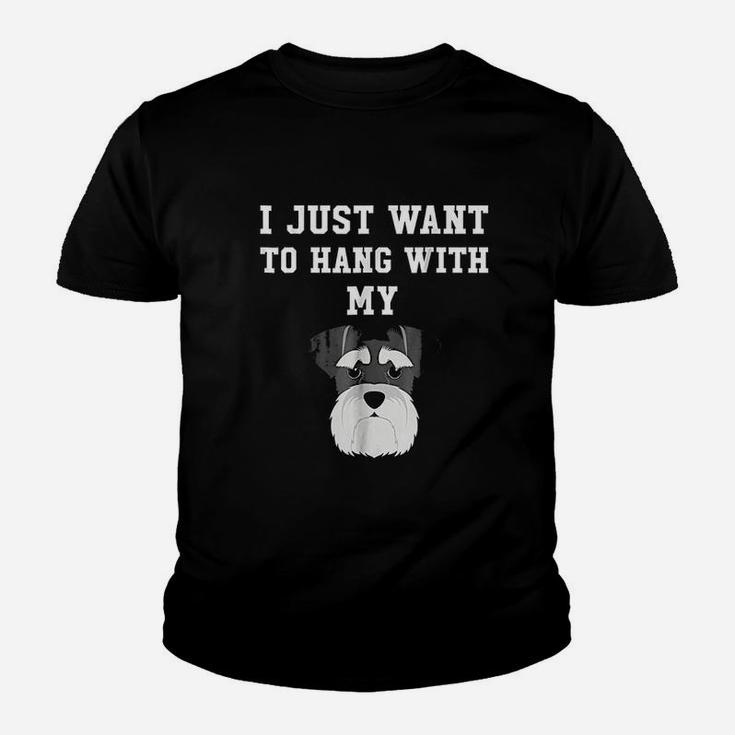 I Just Want To Hang With My Dog Youth T-shirt