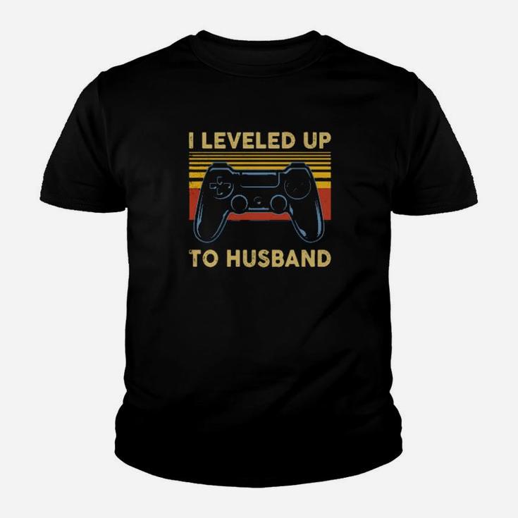 I Leveled Up To Husband Youth T-shirt