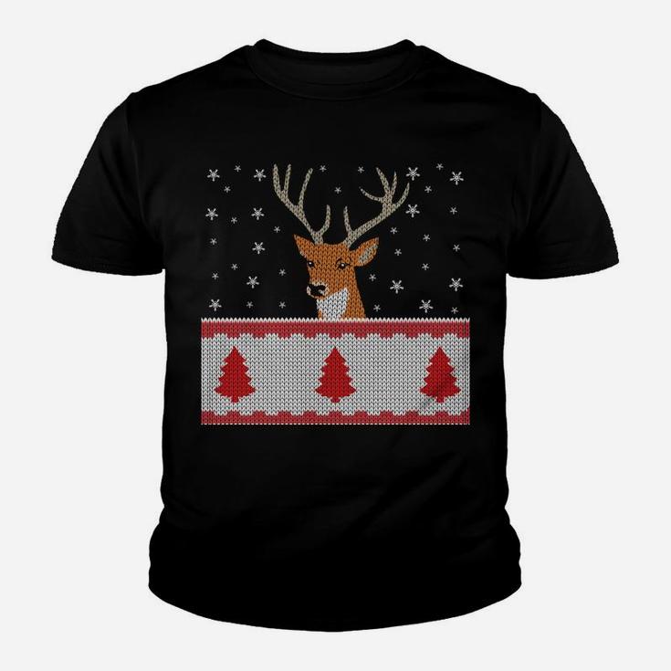 I Like Big Racks Bow Hunter Xmas Deer Hunting Sweatshirt Youth T-shirt