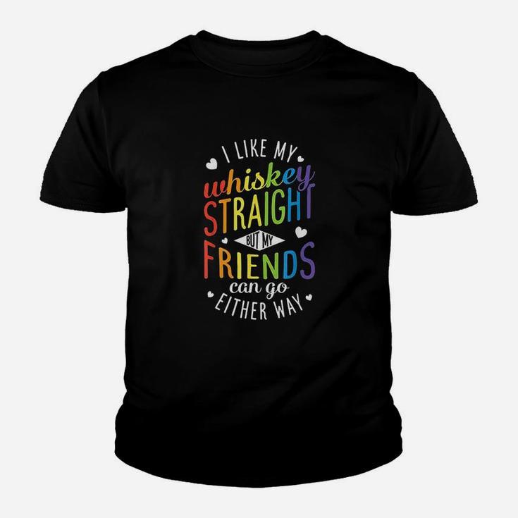 I Like My Whiskey Straight  Lesbian Gay Pride Lgbt Youth T-shirt