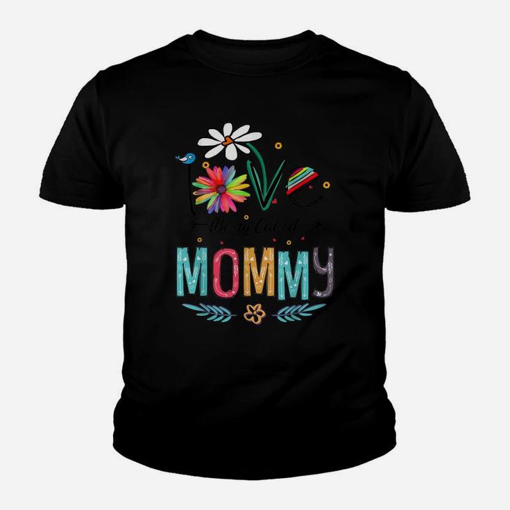 I Love Being Called Mommy Mom Daisy Flower Cute Mother's Day Youth T-shirt
