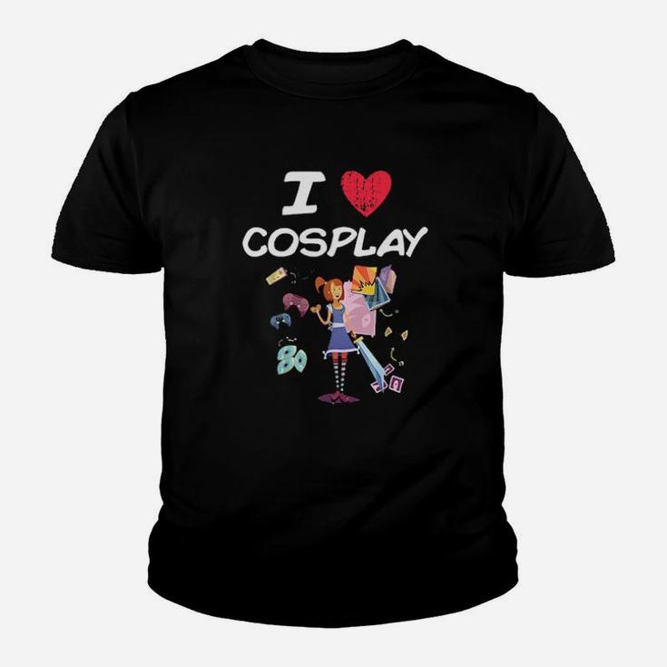 I Love Cosplay A Great Passion Or Hobby Idea Youth T-shirt
