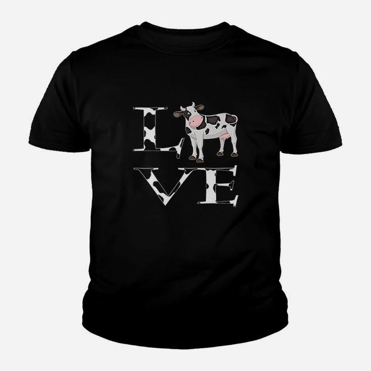 I Love Cows Youth T-shirt