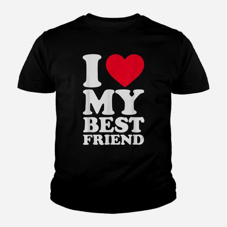 I Love My Best Friend Shirt I Heart My Best Friend Shirt Bff Youth T-shirt