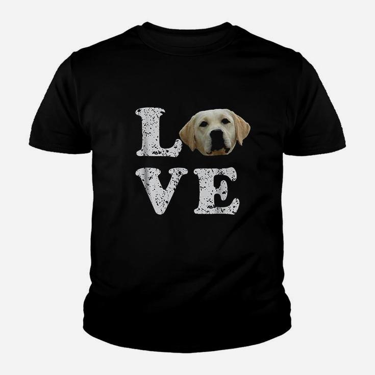 I Love My Yellow Lab Labrador Retriever Dog Youth T-shirt