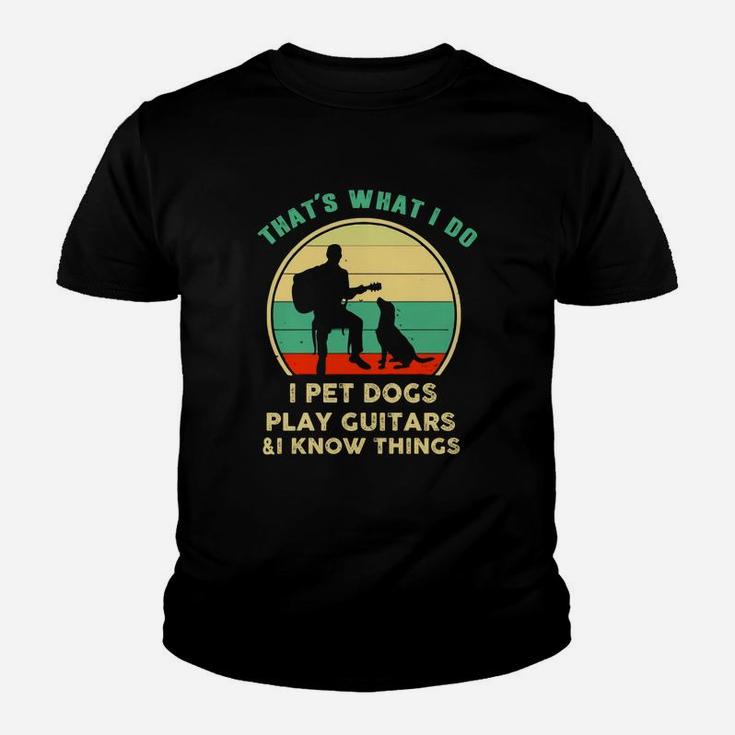 I Play Guitar And I Know Things Youth T-shirt