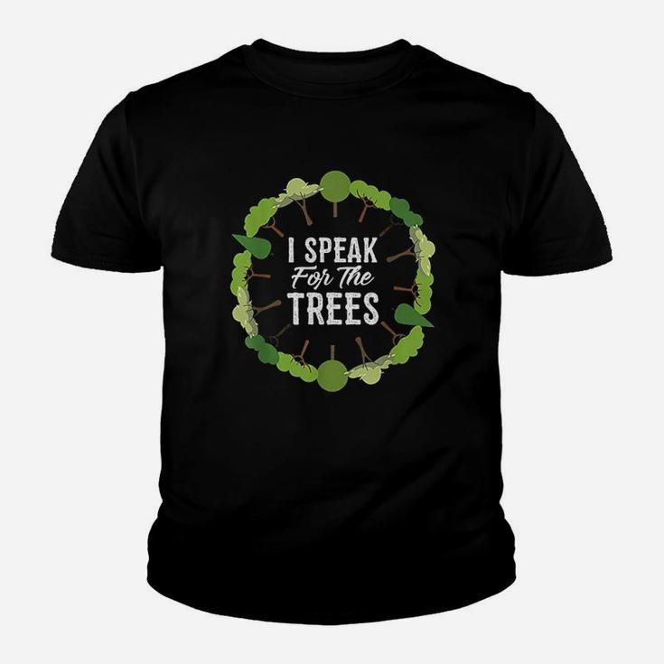 I Speak For The Trees Environmental Earth Day Youth T-shirt