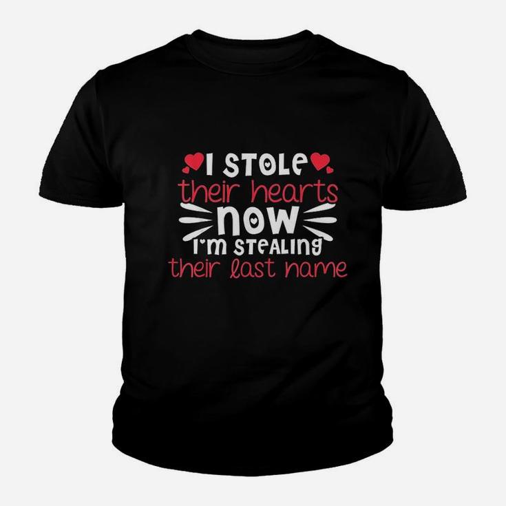 I Stole Their Hearts Now Youth T-shirt