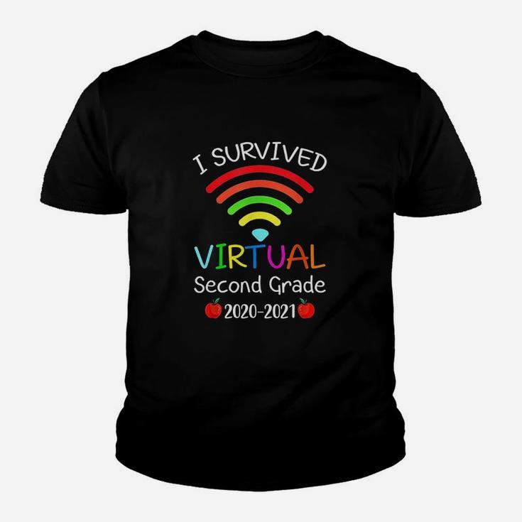 I Survived Virtual 2Nd Grade End Of Year Distance Learning Youth T-shirt