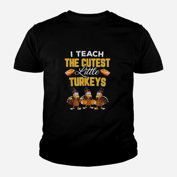 I Teach The Cutest Turkeys Youth T-shirt