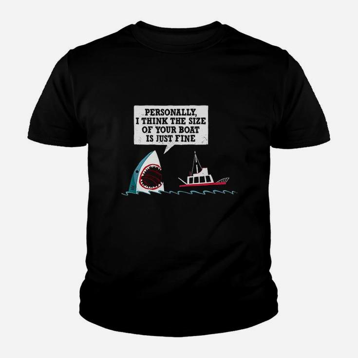 I Think The Size Of Your Boat Is Just Fine Youth T-shirt