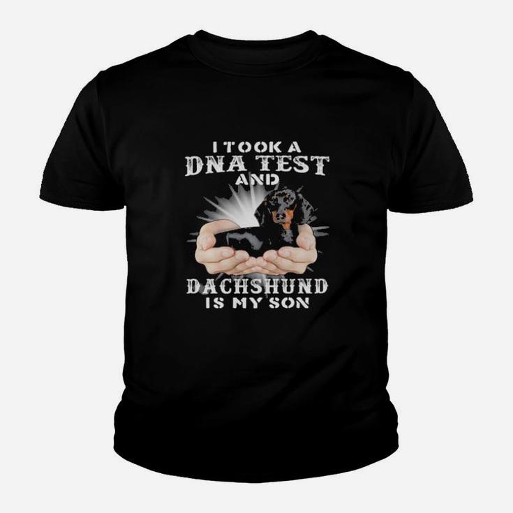 I Took A Dna Test And Dachshund Is My Son Youth T-shirt