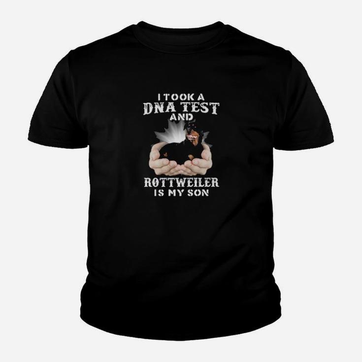 I Took A Dna Test And Rottweiler Is My Son Youth T-shirt