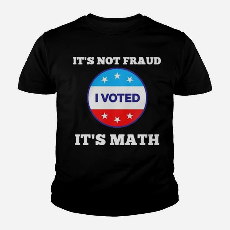 I Voted It's Math Youth T-shirt