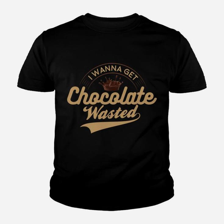 I Wanna Get Chocolate Wasted Hot Cocoa Youth T-shirt
