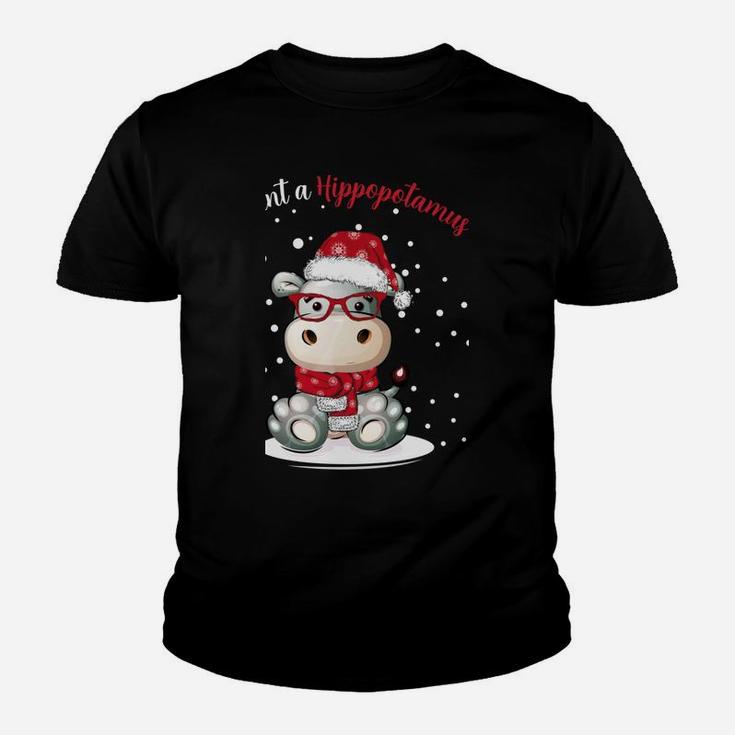 I Want A Hippopotamus For Christmas Youth T-shirt