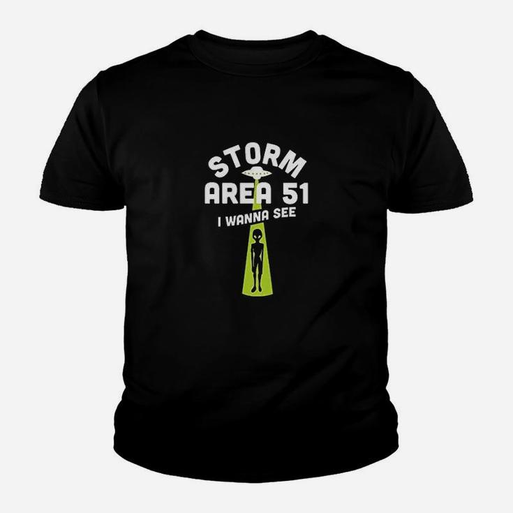 I Want To Believe Area 51 Ufo Alien Youth T-shirt