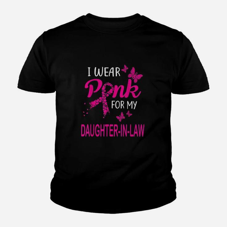 I Wear Pink For My Daughter In Law Youth T-shirt