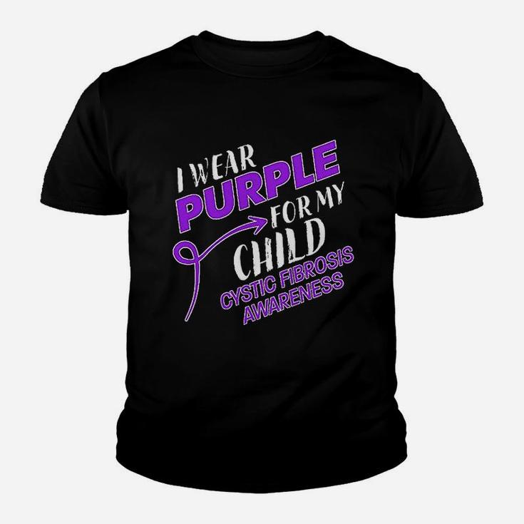 I Wear Purple For My Child Youth T-shirt