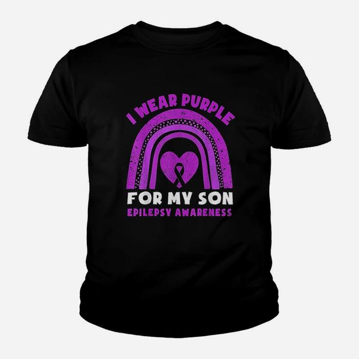 I Wear Purple For My Son Youth T-shirt