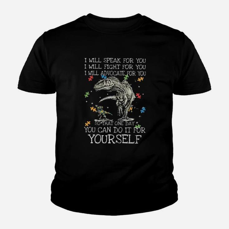 I Will Speak For You I Will Fight For You Youth T-shirt
