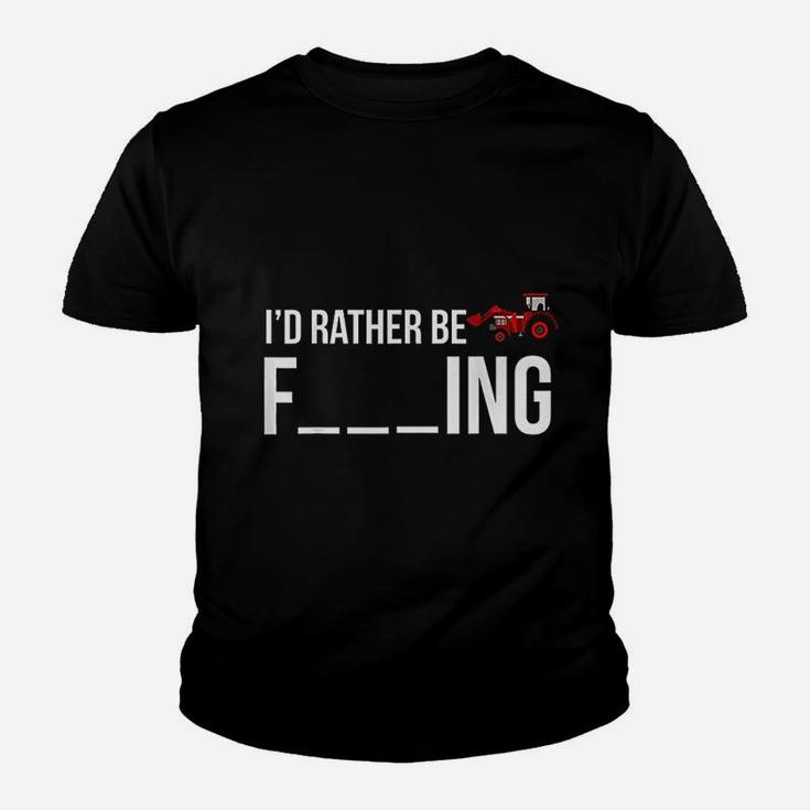 I Would Rather Be Farming Youth T-shirt