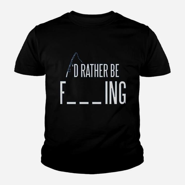 I'd Rather Be Fishing Youth T-shirt