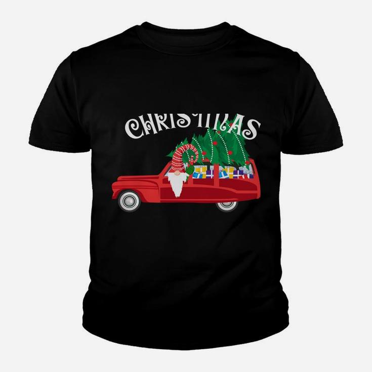I'll Be Gnome For Christmas Shirt Cute Gnome Pun Holiday Tee Youth T-shirt