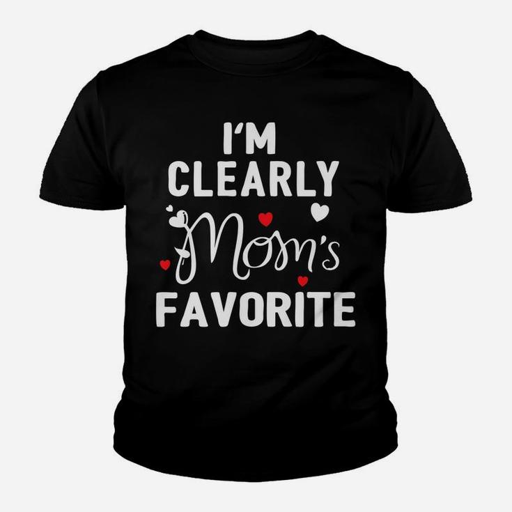 I'm Clearly Mom's Favorite Funny Sibling Humor Gift Youth T-shirt