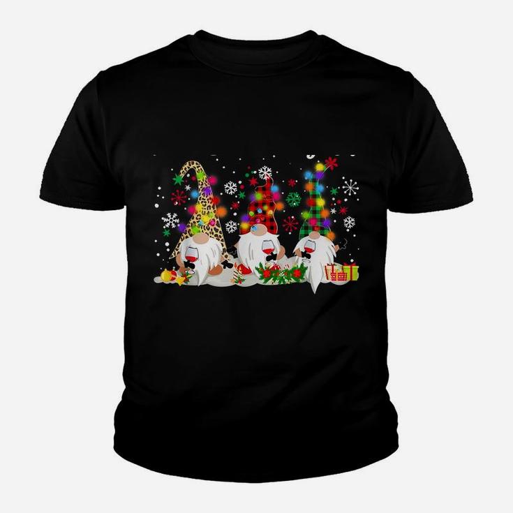 I'm Dreaming Of A Wine Christmas T-Shirt Gnome Xmas Drinking Sweatshirt Youth T-shirt