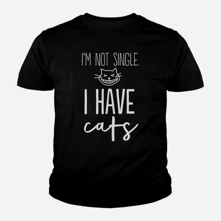Im Not Single I Have A Cat Youth T-shirt