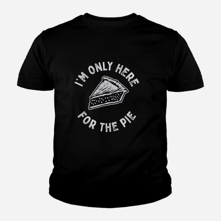 Im Only Here For The Pie Youth T-shirt