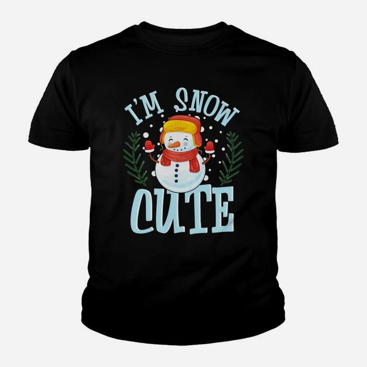 I'm Snow Cute Winter Time Weather Snowman Christmas Youth T-shirt