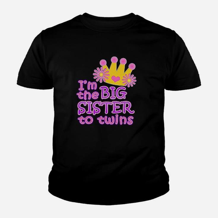 Im The Big Sister To Twins Youth T-shirt