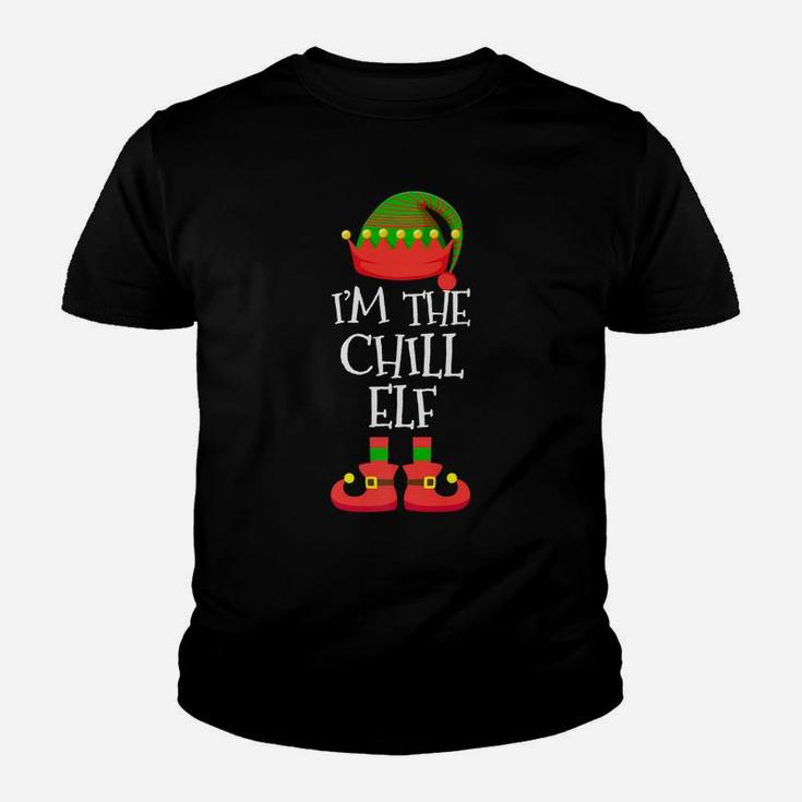 I'm The Chill Elf Tee Christmas Xmas Funny Elf Group Costume Youth T-shirt