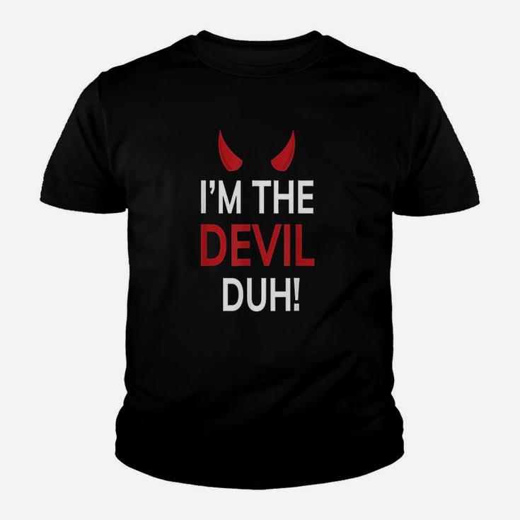 Im The Devil Duh Costume Gift Youth T-shirt