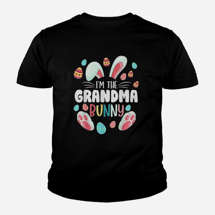 Im The Grandma Bunny Matching Family Easter Party Youth T-shirt