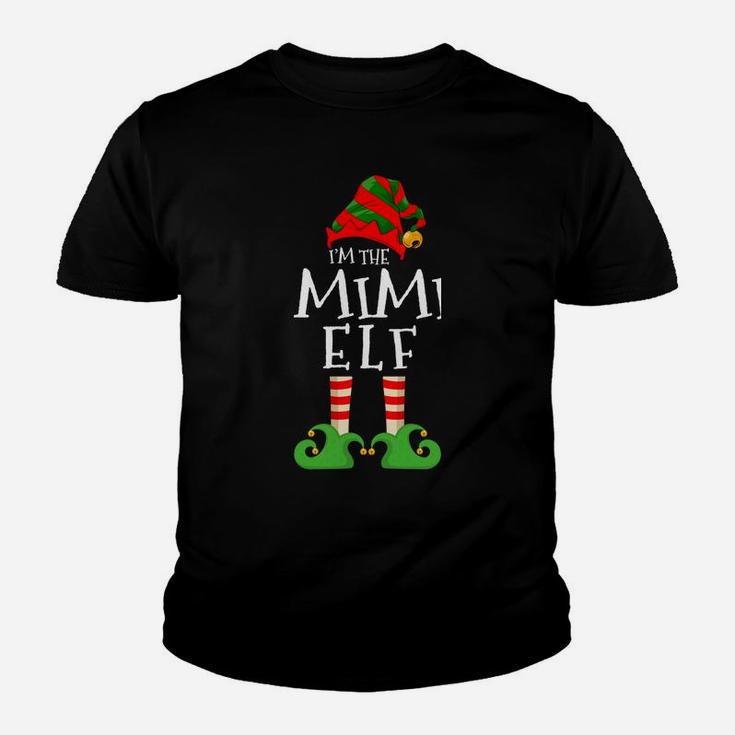 I'm The Mimi Elf Funny Matching Christmas Pajama Costume Sweatshirt Youth T-shirt