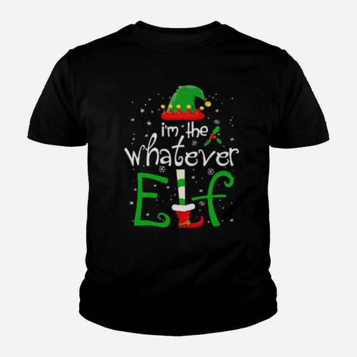 I'm The Whatever Elf Cute Funny Tee Group Matching Family Xmas Season Youth T-shirt