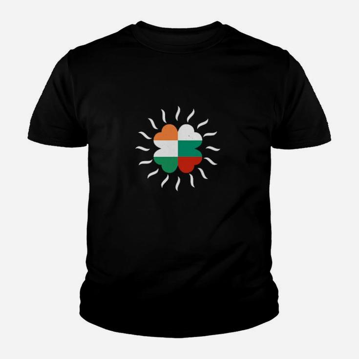 Ireland Bulgaria Flag Shamrock Irish St Patricks Day Youth T-shirt