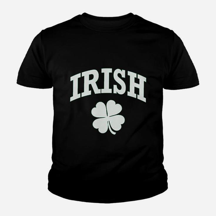 Irish Clover Quatrefoil Beer St Patricks Day Youth T-shirt