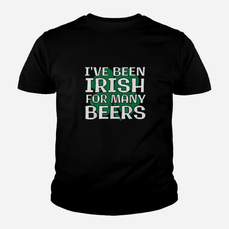 Irish For Many Beers Funny St  Patricks Day Drinking Youth T-shirt