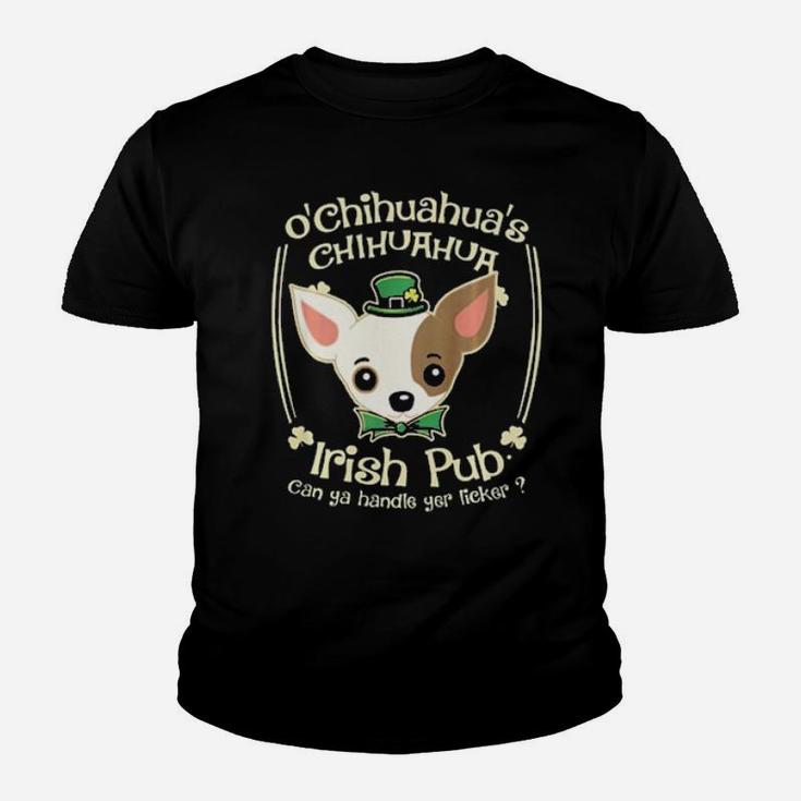 Irish Leprechaun Chihuahua For St Patricks Day Youth T-shirt