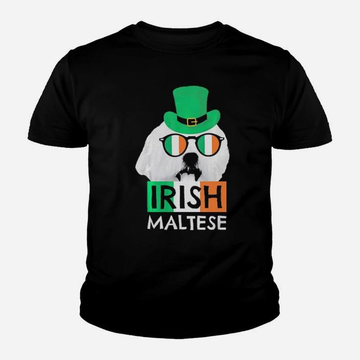 Irish Maltese  St Patricks Day  For Dog Lovers Youth T-shirt