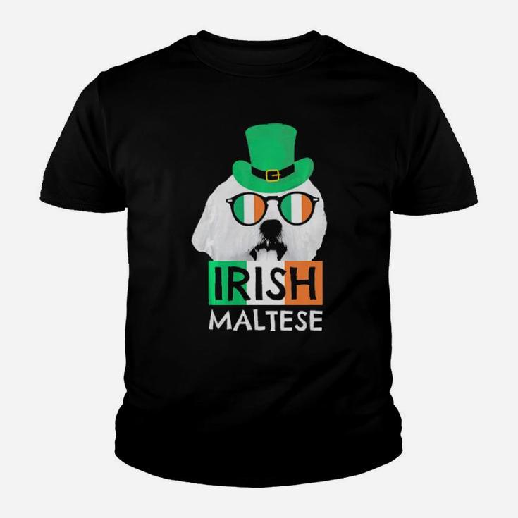 Irish Maltese   St Patricks Day  For Dog Lovers Youth T-shirt