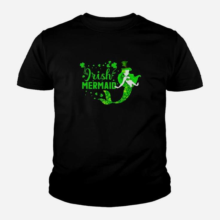 Irish Mermaid St Patrick's Day Youth T-shirt