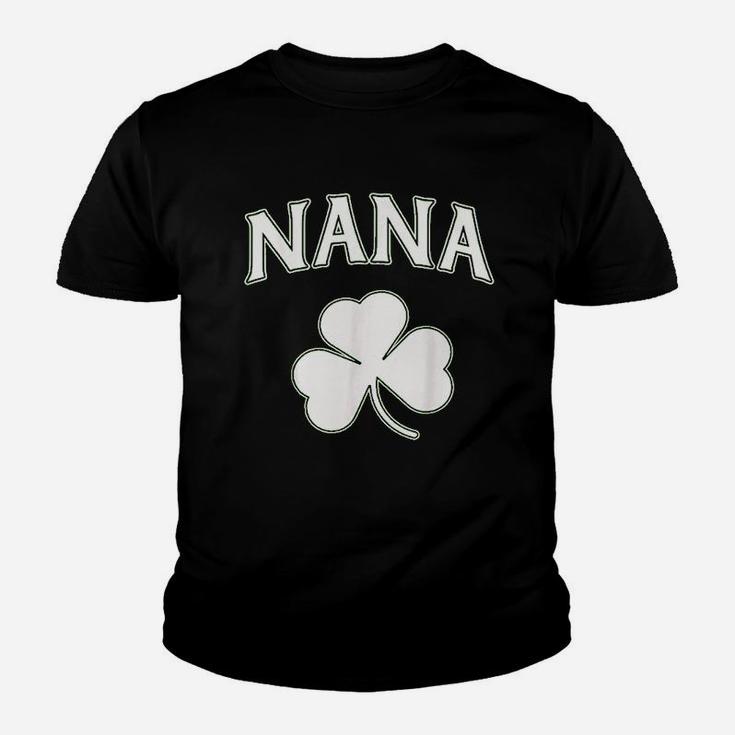 Irish Nana Shamrock St Patricks Day Youth T-shirt