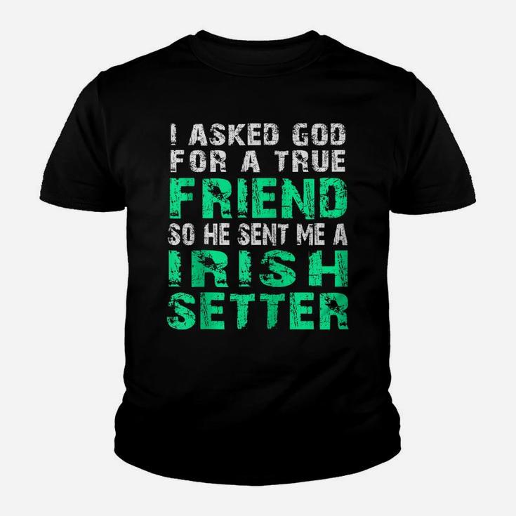 Irish Setter Dog | Irish Setter True Friend Zip Hoodie Youth T-shirt