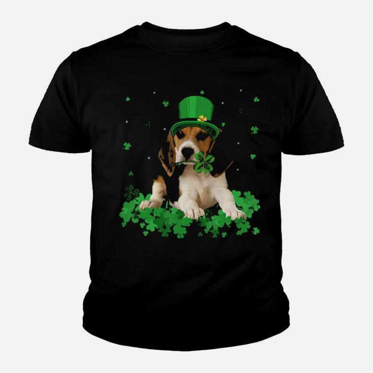 Irish Shamrock St Patrick's Day Beagle Cool Youth T-shirt